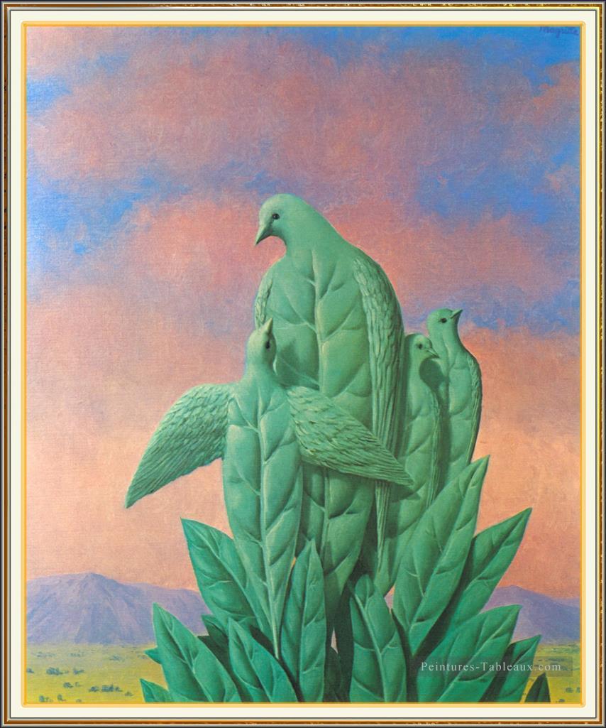 自然の恵み 1963年 ルネ・マグリット油絵